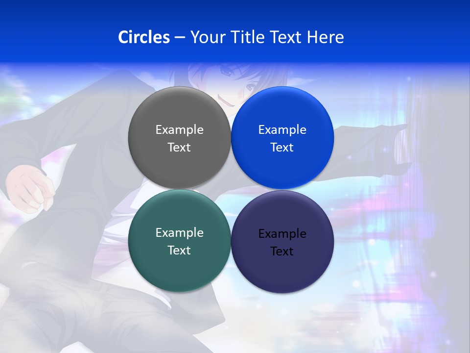 A Man In A Suit Pointing At Something PowerPoint Template