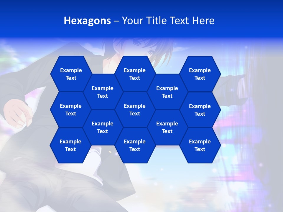 A Man In A Suit Pointing At Something PowerPoint Template