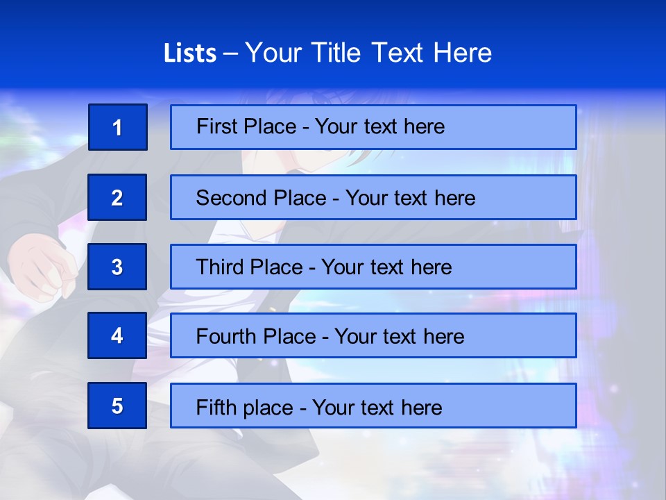 A Man In A Suit Pointing At Something PowerPoint Template