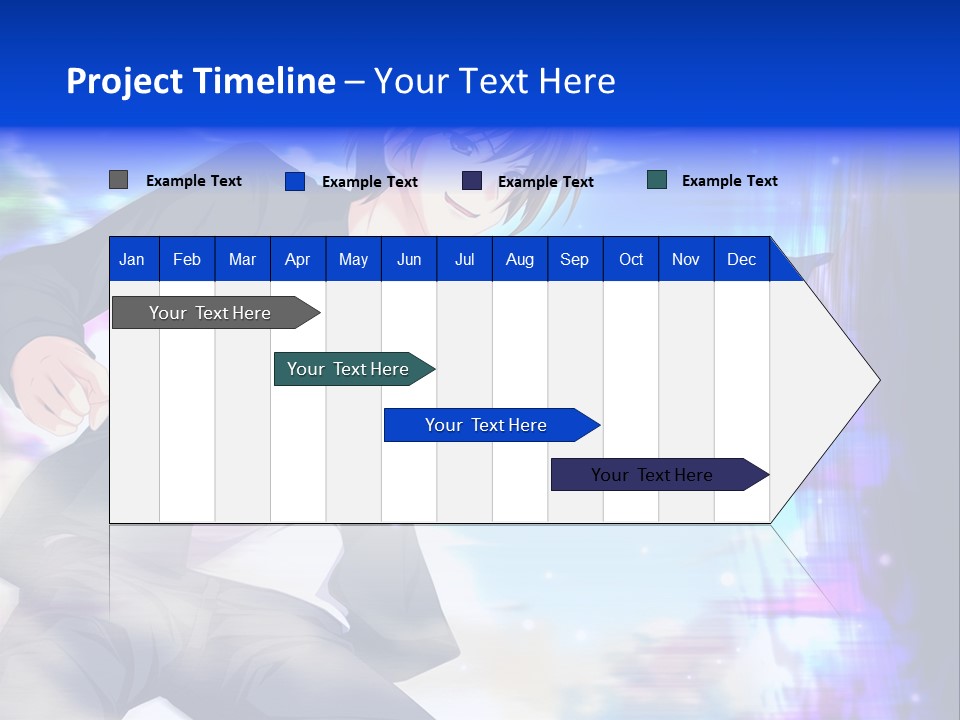 A Man In A Suit Pointing At Something PowerPoint Template