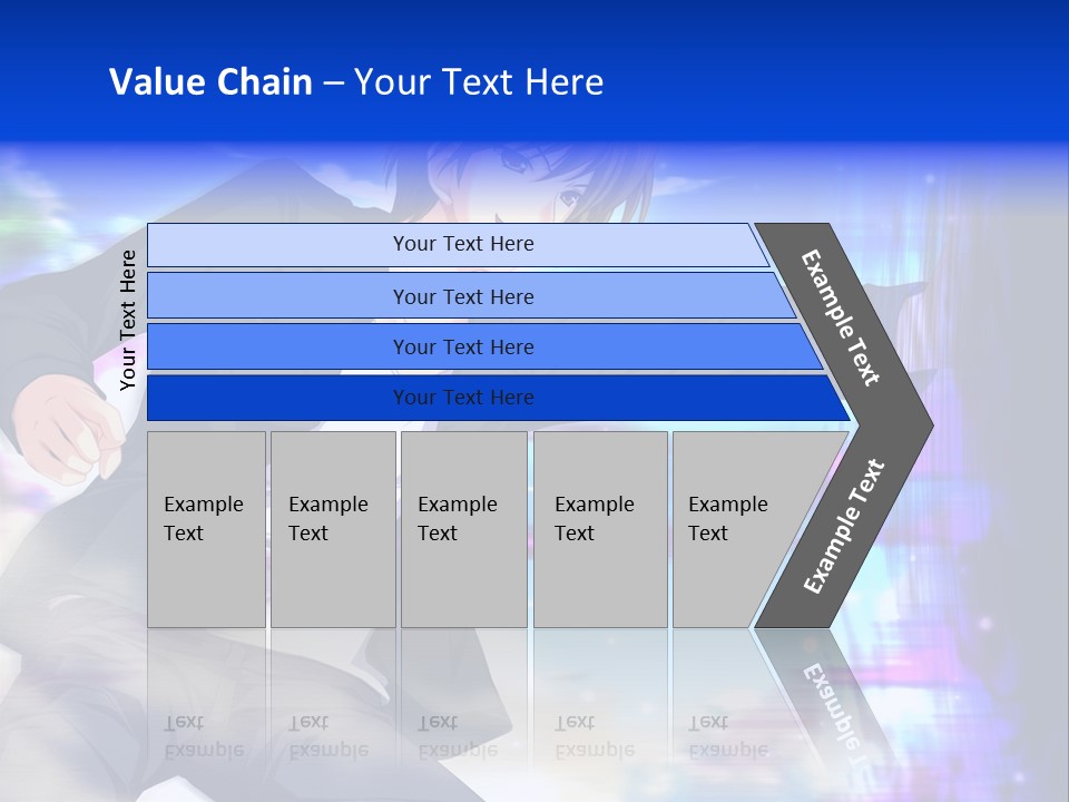 A Man In A Suit Pointing At Something PowerPoint Template