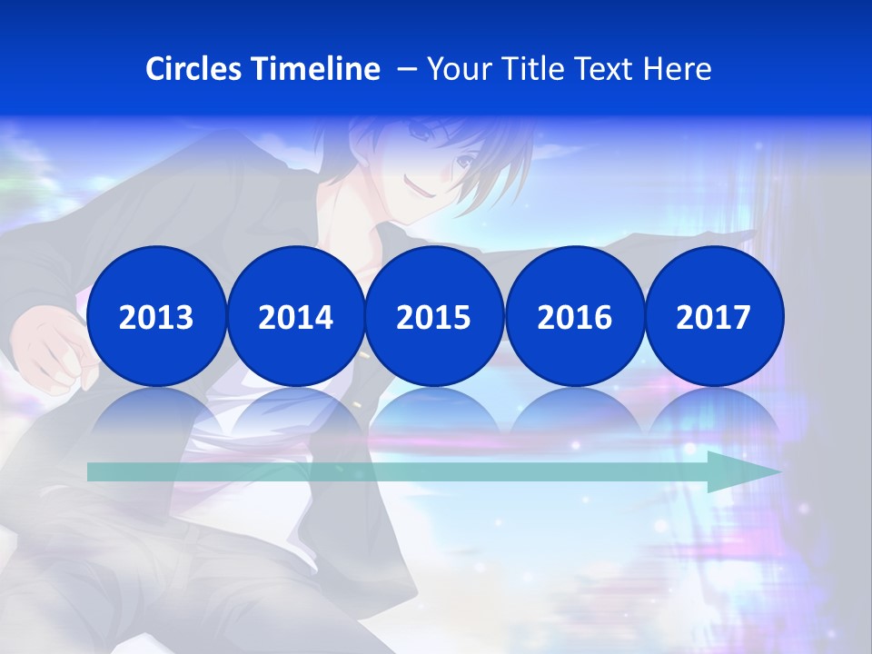 A Man In A Suit Pointing At Something PowerPoint Template