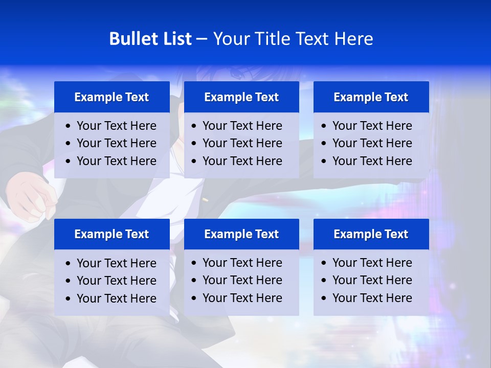 A Man In A Suit Pointing At Something PowerPoint Template
