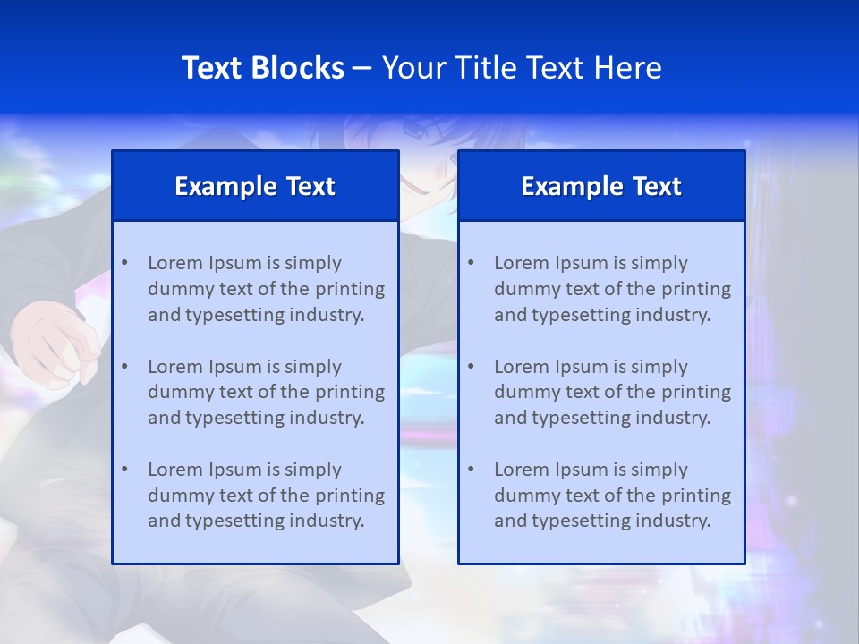 A Man In A Suit Pointing At Something PowerPoint Template