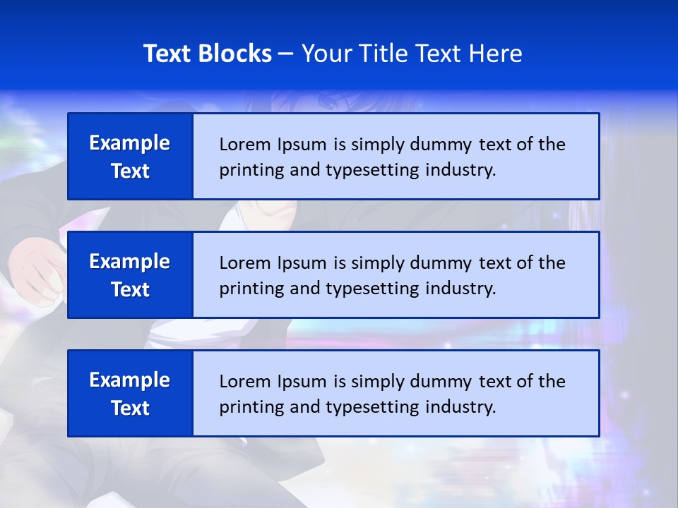 A Man In A Suit Pointing At Something PowerPoint Template