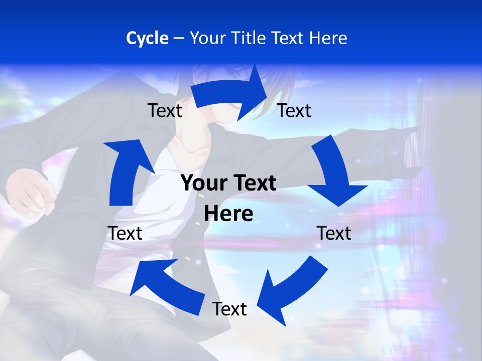 A Man In A Suit Pointing At Something PowerPoint Template