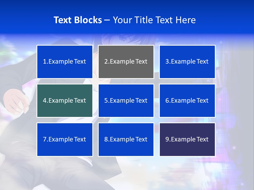 A Man In A Suit Pointing At Something PowerPoint Template