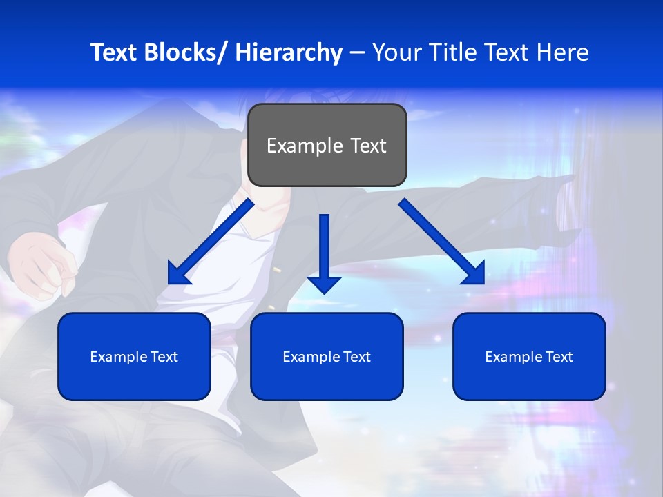 A Man In A Suit Pointing At Something PowerPoint Template