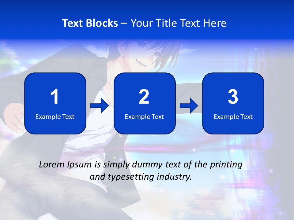 A Man In A Suit Pointing At Something PowerPoint Template