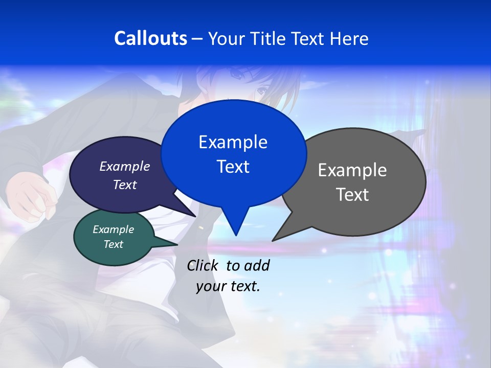 A Man In A Suit Pointing At Something PowerPoint Template