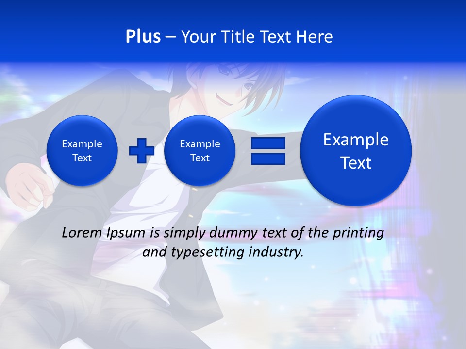 A Man In A Suit Pointing At Something PowerPoint Template
