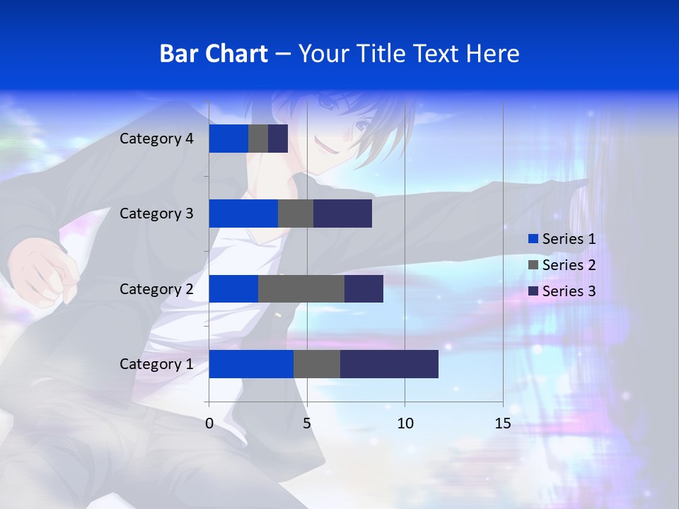 A Man In A Suit Pointing At Something PowerPoint Template