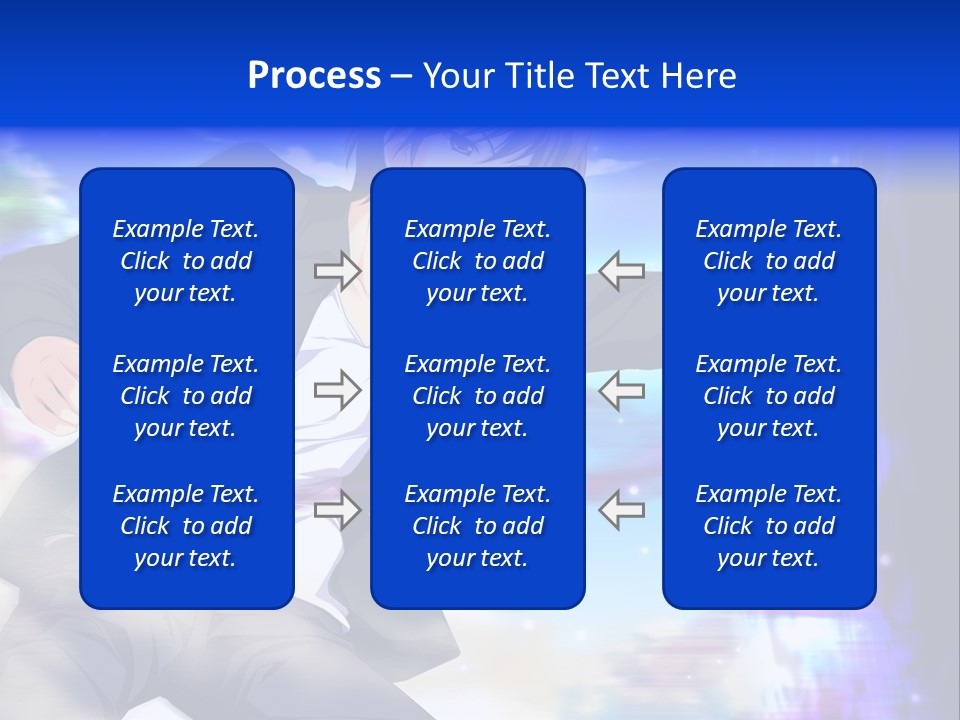 A Man In A Suit Pointing At Something PowerPoint Template