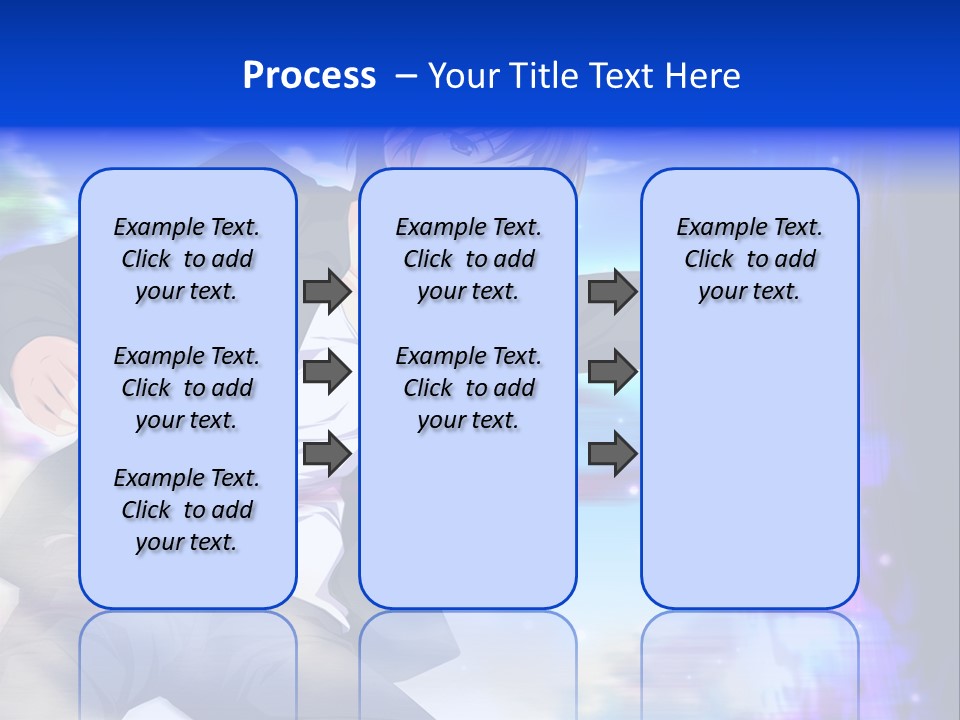 A Man In A Suit Pointing At Something PowerPoint Template