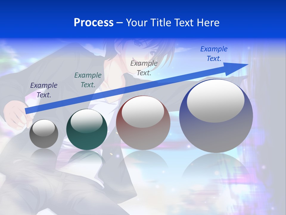 A Man In A Suit Pointing At Something PowerPoint Template