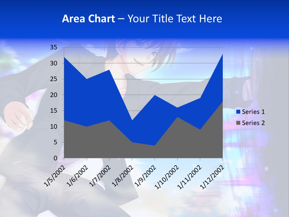 A Man In A Suit Pointing At Something PowerPoint Template