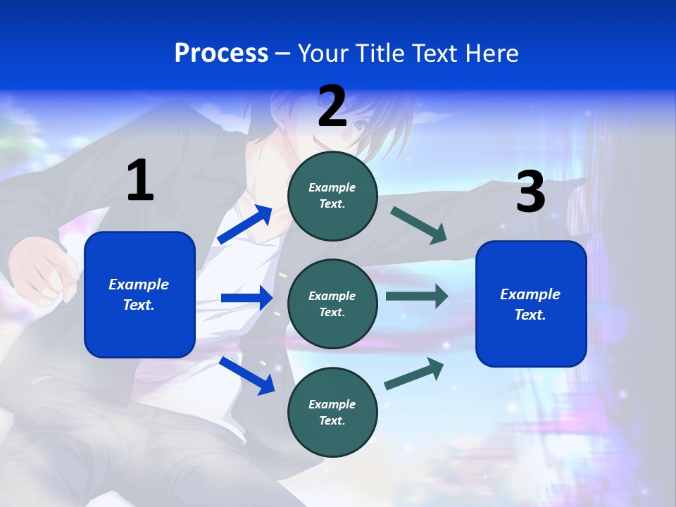 A Man In A Suit Pointing At Something PowerPoint Template