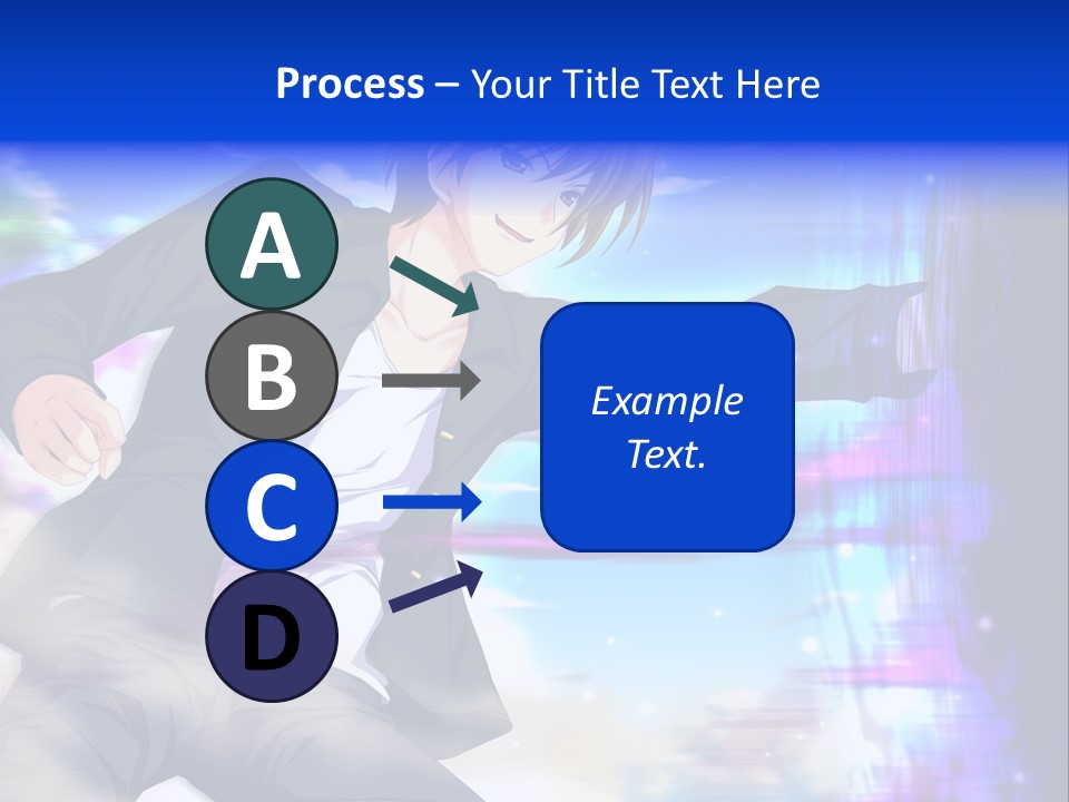 A Man In A Suit Pointing At Something PowerPoint Template