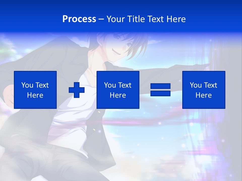 A Man In A Suit Pointing At Something PowerPoint Template