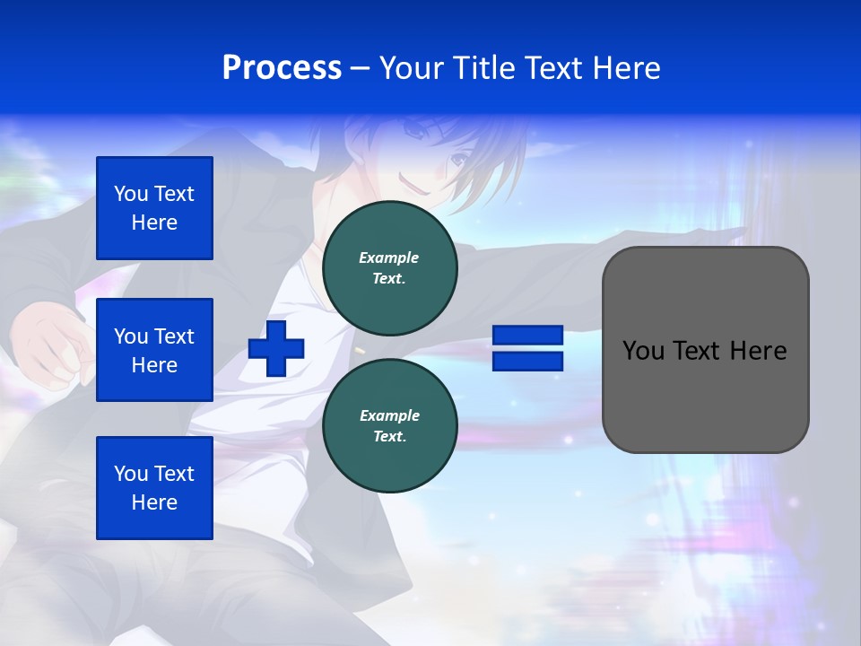 A Man In A Suit Pointing At Something PowerPoint Template