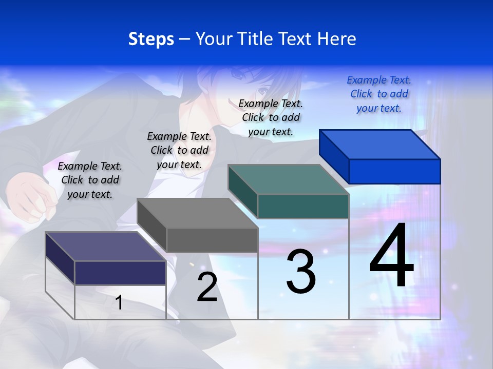 A Man In A Suit Pointing At Something PowerPoint Template