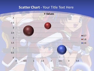 A Group Of Anime Girls With Santa Hats PowerPoint Template