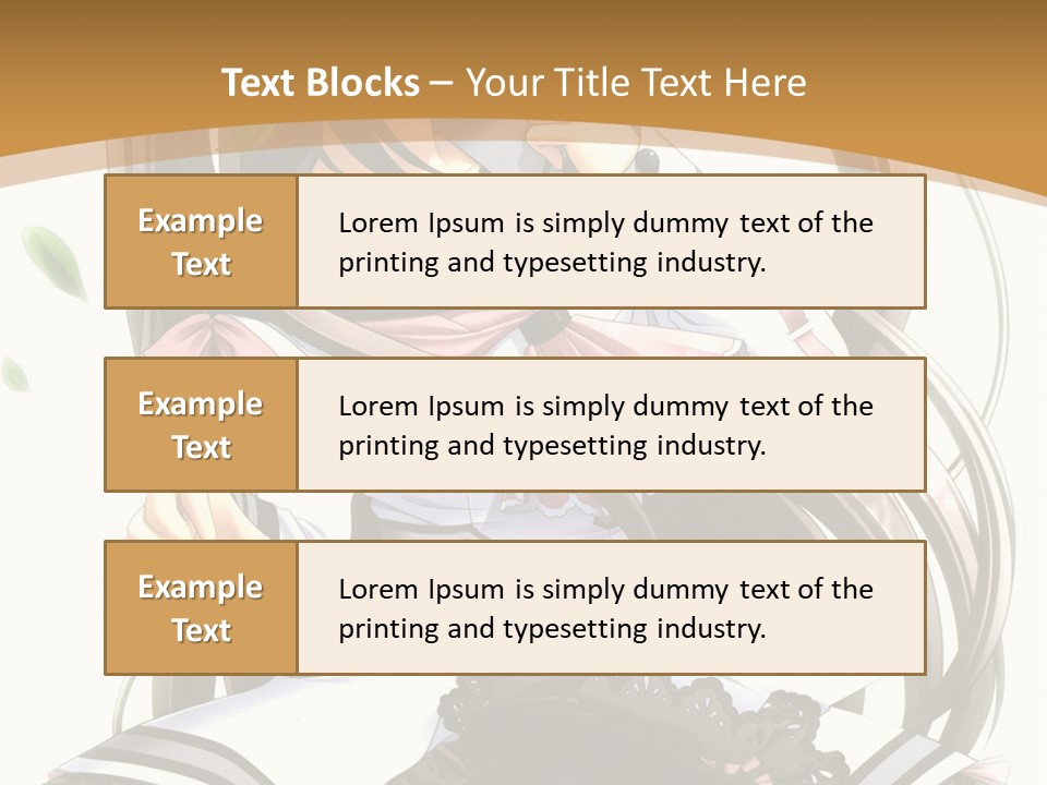 A Girl With Long Hair Is Standing In Front Of A Tree PowerPoint Template