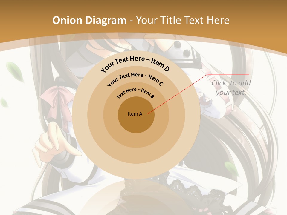 A Girl With Long Hair Is Standing In Front Of A Tree PowerPoint Template