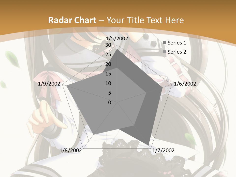 A Girl With Long Hair Is Standing In Front Of A Tree PowerPoint Template
