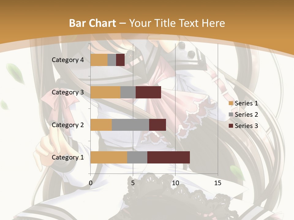 A Girl With Long Hair Is Standing In Front Of A Tree PowerPoint Template