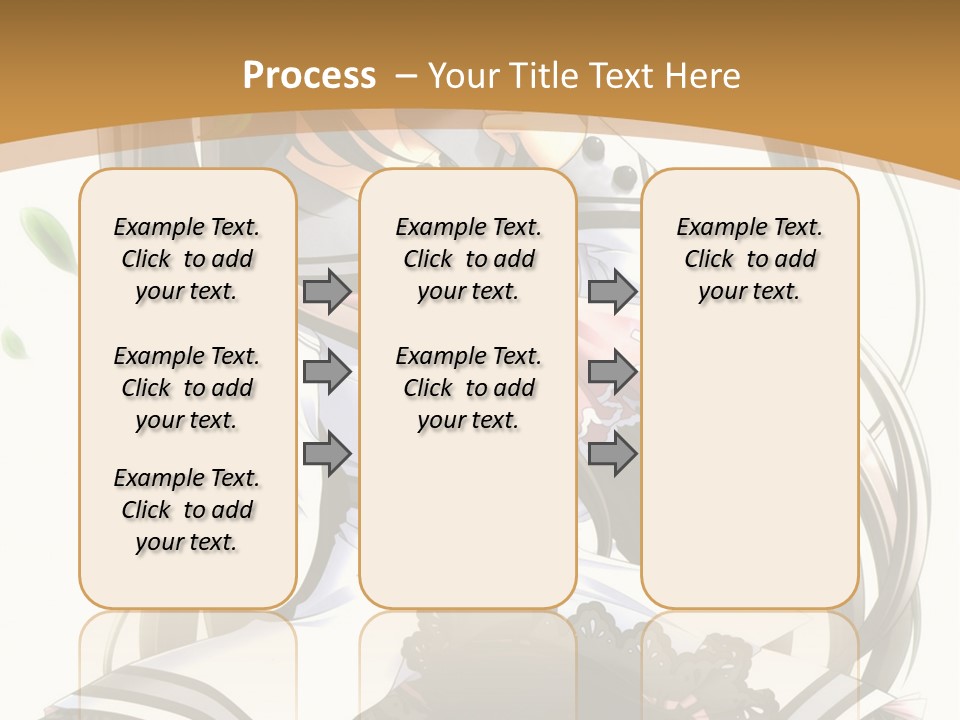 A Girl With Long Hair Is Standing In Front Of A Tree PowerPoint Template