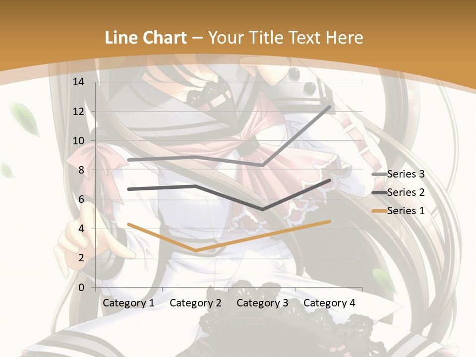 A Girl With Long Hair Is Standing In Front Of A Tree PowerPoint Template