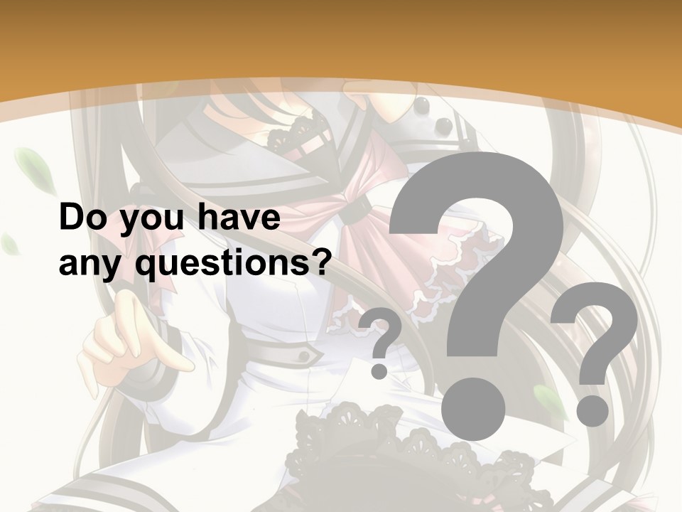 A Girl With Long Hair Is Standing In Front Of A Tree PowerPoint Template