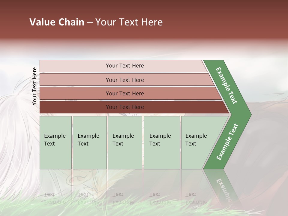 A Person Laying Down In The Grass With A Sky Background PowerPoint Template