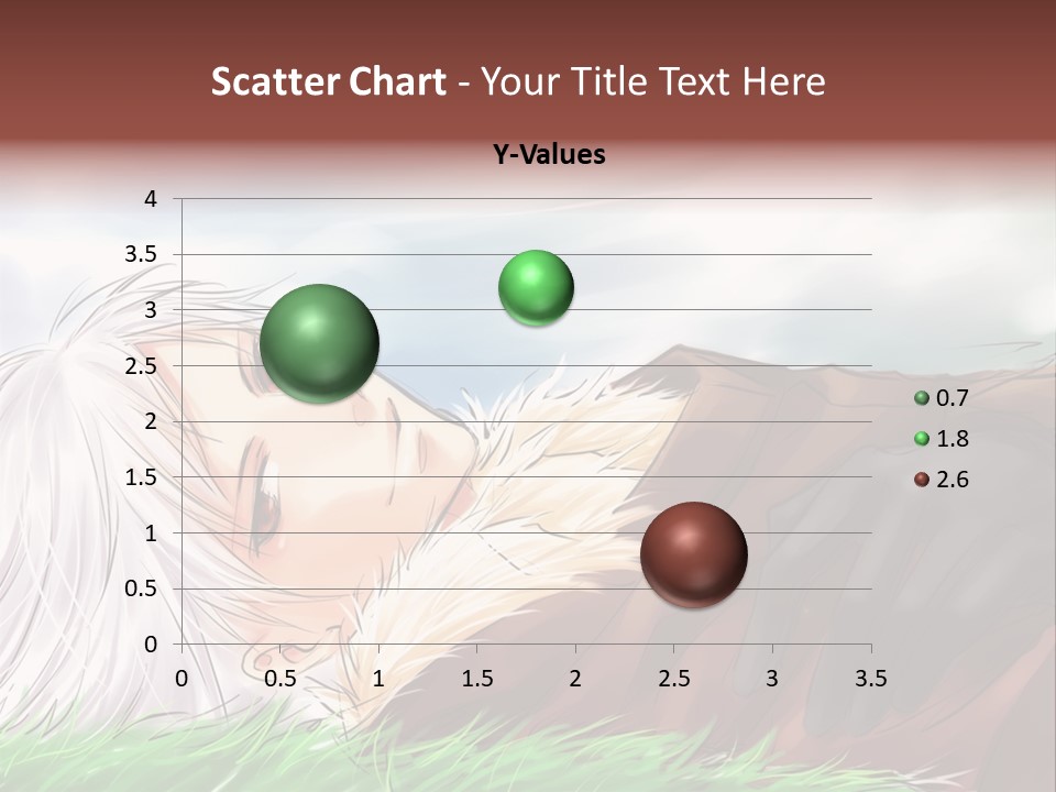 A Person Laying Down In The Grass With A Sky Background PowerPoint Template