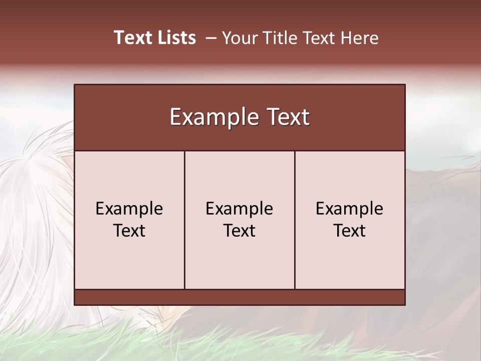 A Person Laying Down In The Grass With A Sky Background PowerPoint Template