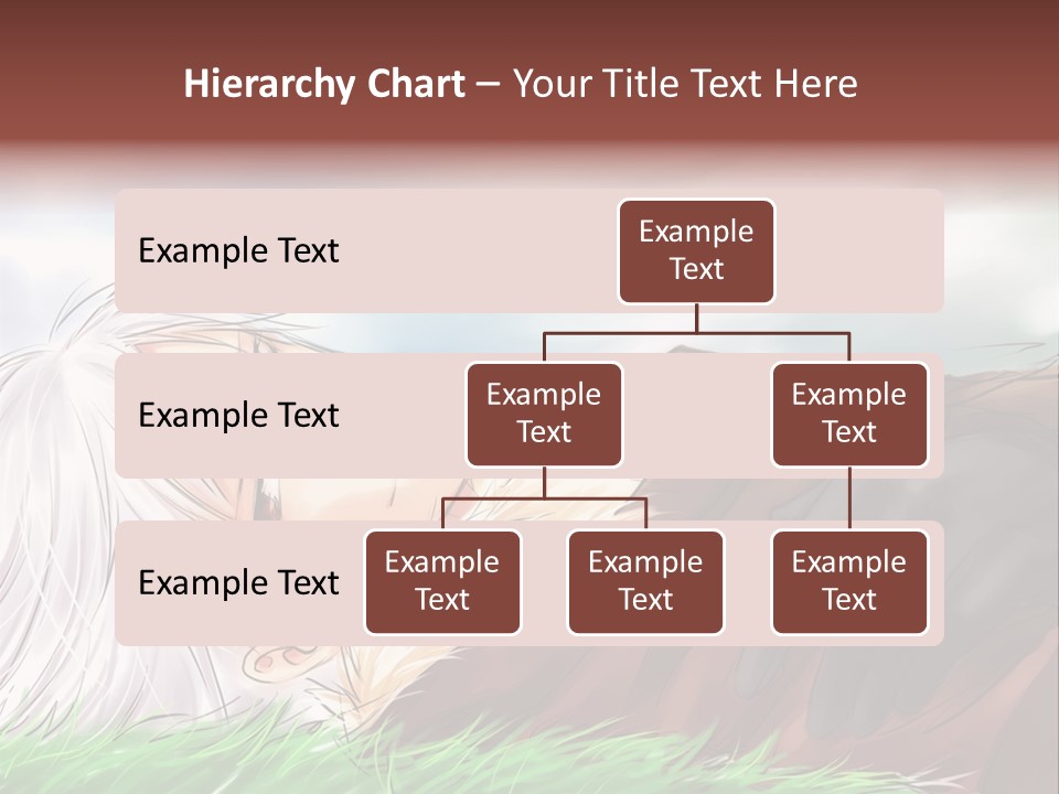 A Person Laying Down In The Grass With A Sky Background PowerPoint Template