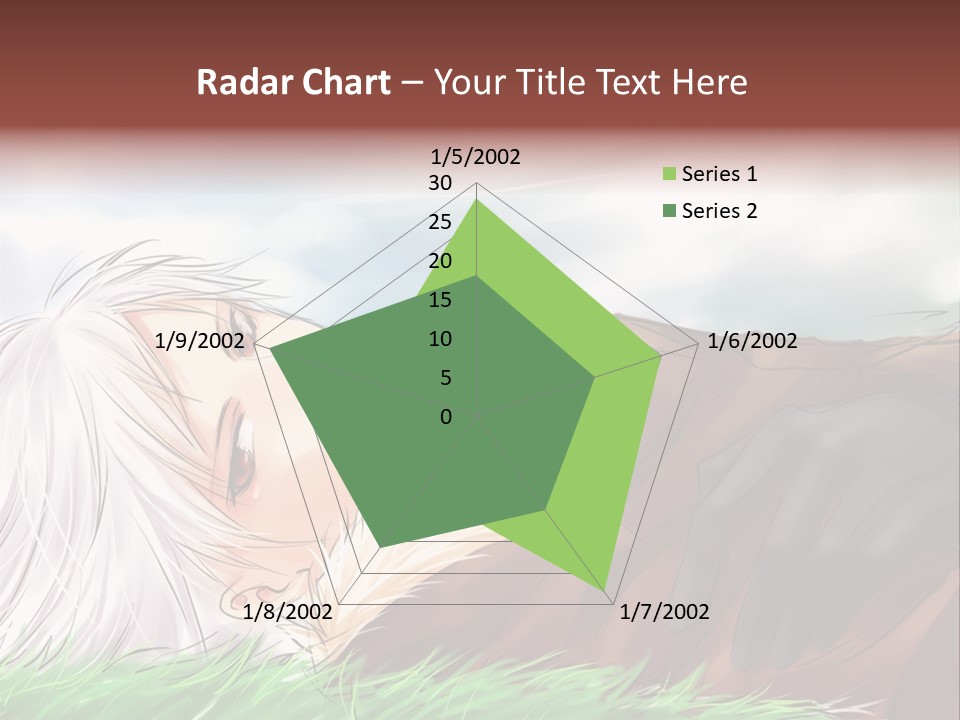 A Person Laying Down In The Grass With A Sky Background PowerPoint Template