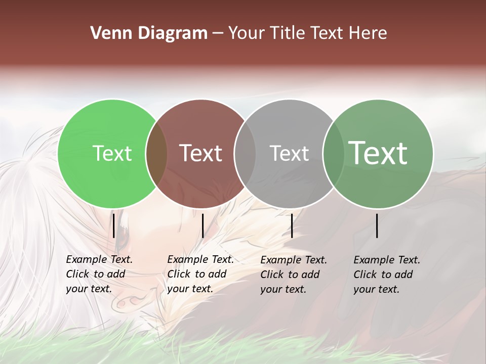 A Person Laying Down In The Grass With A Sky Background PowerPoint Template