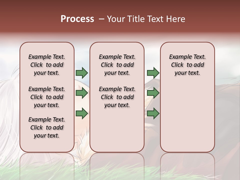 A Person Laying Down In The Grass With A Sky Background PowerPoint Template