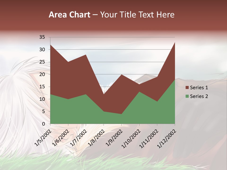 A Person Laying Down In The Grass With A Sky Background PowerPoint Template