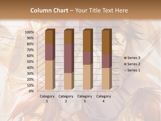 A Group Of Anime Characters On A Brown Background PowerPoint Template