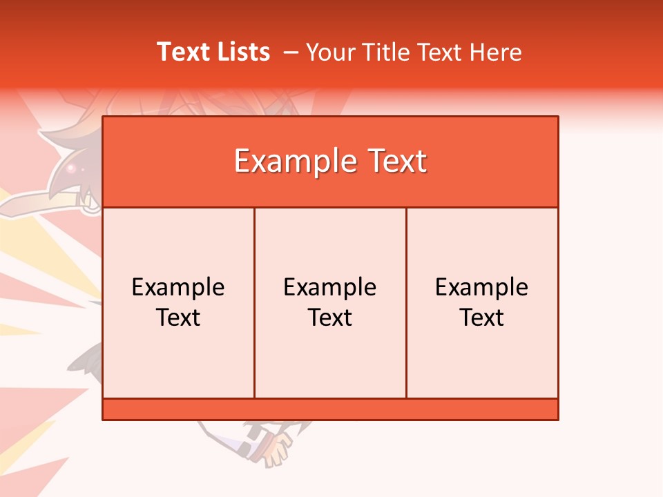 A Cartoon Character With A Sword On A White Background PowerPoint Template