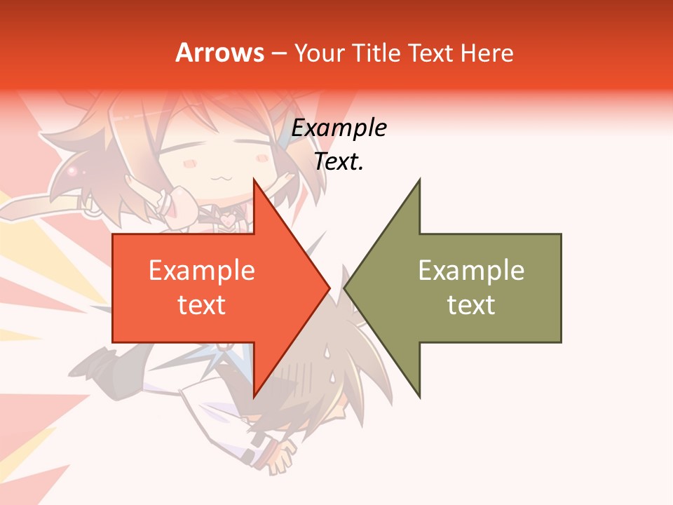 A Cartoon Character With A Sword On A White Background PowerPoint Template