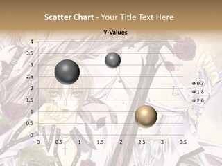 A Couple Of Anime Characters Standing Next To Each Other PowerPoint Template