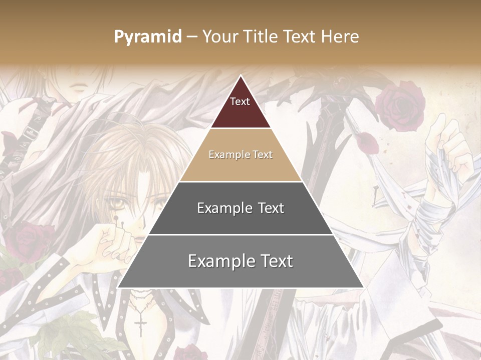 A Couple Of Anime Characters Standing Next To Each Other PowerPoint Template