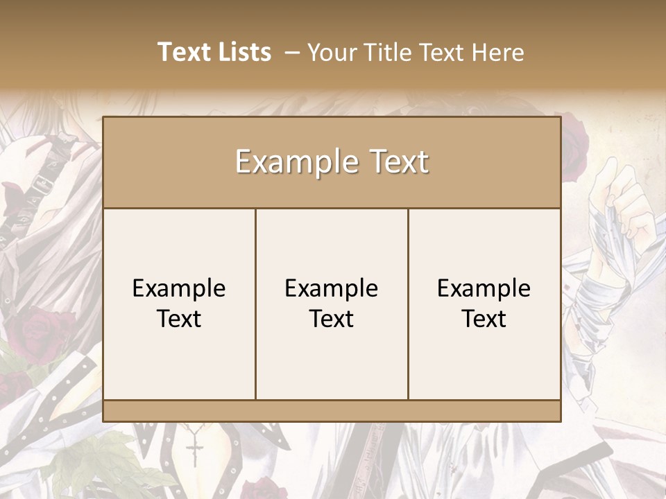 A Couple Of Anime Characters Standing Next To Each Other PowerPoint Template