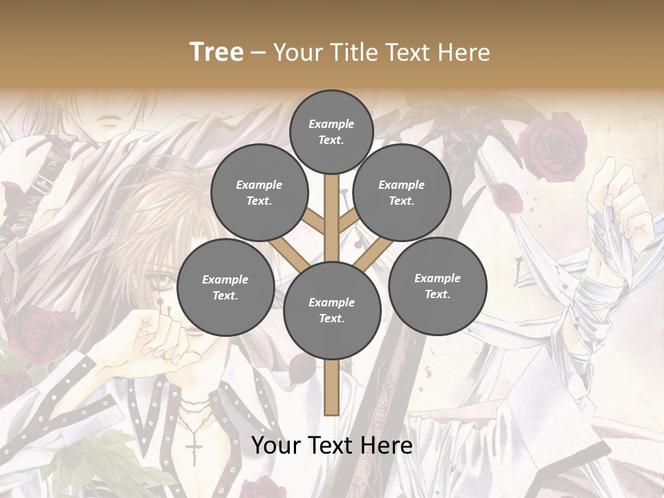 A Couple Of Anime Characters Standing Next To Each Other PowerPoint Template
