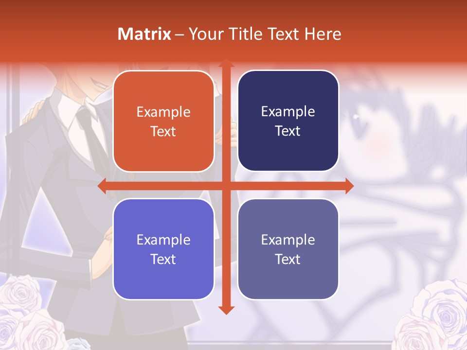A Couple Of People That Are Standing Next To Each Other PowerPoint Template