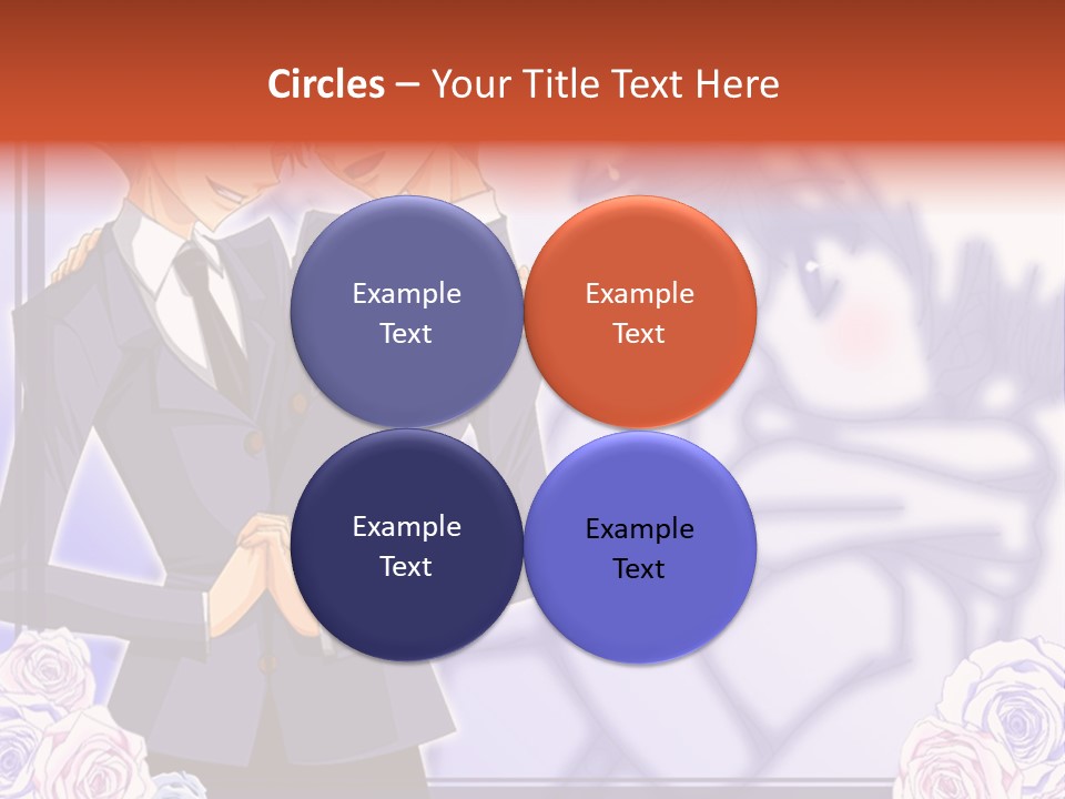 A Couple Of People That Are Standing Next To Each Other PowerPoint Template